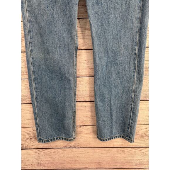 Levi's 505 Classic Straight Leg Jeans Men's Size 34x29 Blue Light Wash Denim - Picture 5 of 12